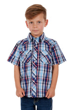 Load image into Gallery viewer, PURE WESTERN BOYS LOGAN SHORT SLEEVE SHIRT
