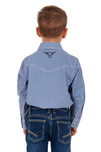 PURE WESTERN BOYS OLIVER LONG SLEEVE SHIRT