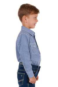 Pure Western Boys Oliver Long Sleeve Shirt