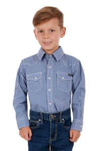 PURE WESTERN BOYS OLIVER LONG SLEEVE SHIRT