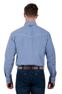 PURE WESTERN MENS OLIVER LONG SLEEVE SHIRT