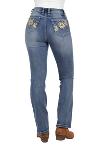PURE WESTERN WOMENS AMY HI RISE BOOT CUT JEANS