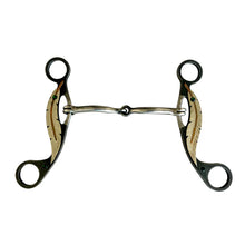 Load image into Gallery viewer, Toprail Western Shank Feather Squared Snaffle
