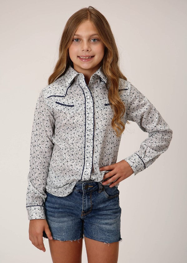 ROPER GIRLS KARMAN SPECIAL COLLECTION LONG SLEEVE SHIRT