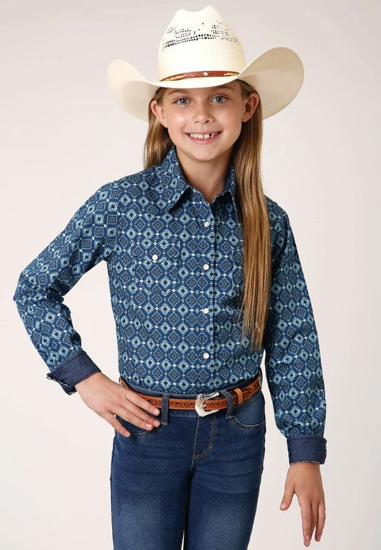 ROPER GIRLS WEST MADE COLLECTION LONG SLEEVE SHIRT