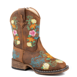 ROPER KIDS BAILEY FLORAL BOOTS