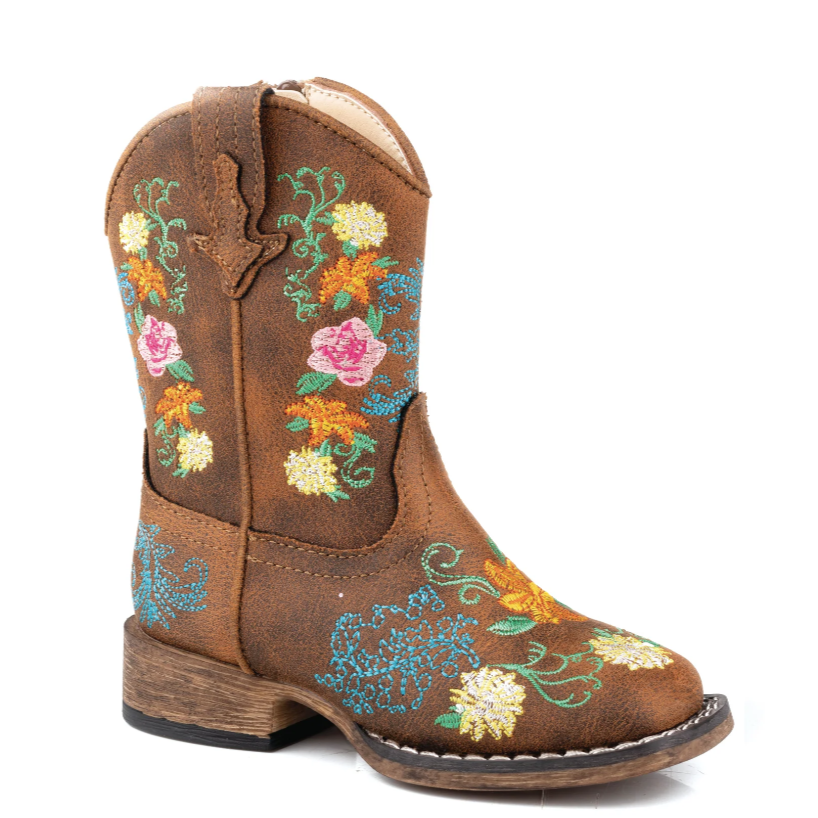 Roper Kids Bailey Floral Boots
