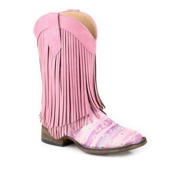 Roper Kids Double Fringe Boots