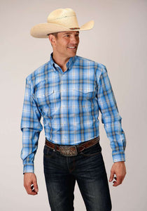 Roper Mens Amarillo Collection Long Sleeve Shirt