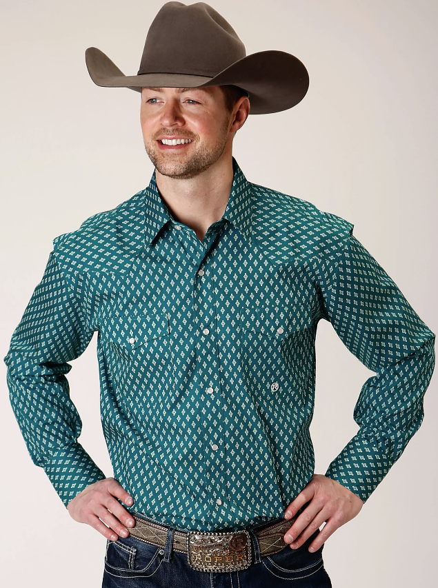 ROPER MENS AMARILLO COLLECTION LONG SLEEVE SHIRT