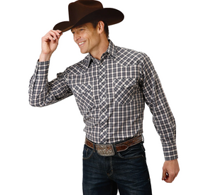 Roper Mens Karman Classis 55/45 Collection Long Sleeve Shirt