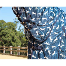 Load image into Gallery viewer, HORSEMASTER FLY MESH HORSE PRINT RUG COMBO
