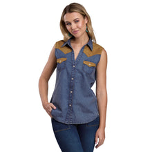 Load image into Gallery viewer, Roper Womens Five Star Collection Sleeveless Blouse
