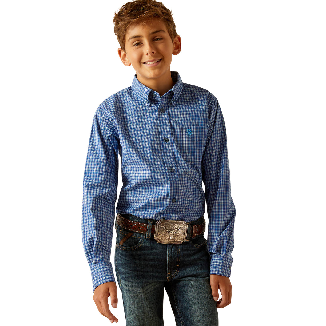 Ariat Boys Pro Perrin Long Sleeve Shirt