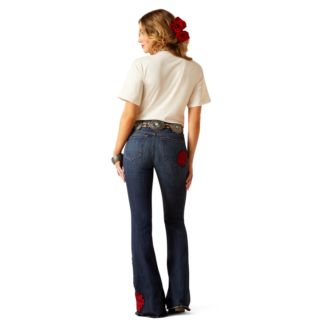 Ariat Womens Rodeo Quincy High Rise Flare Jeans