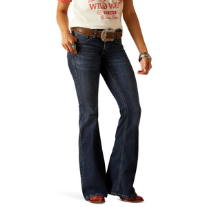 Ariat Womens PERFECT rise PaulINA flare jeans