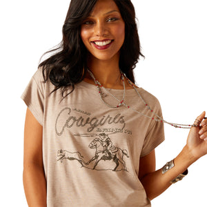 Ariat Womens Cowgirls Short Sleeve T-Shirt