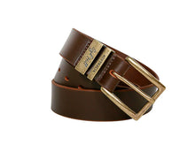 Load image into Gallery viewer, Syd Hill Drovers Leather Belt with Brass Buckle
