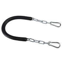 Load image into Gallery viewer, Rubber Trailer Tie w/Chain Ends &amp; Snaphooks
