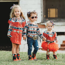 Load image into Gallery viewer, Shea Baby Buffalo Print Long Sleeve Onsie
