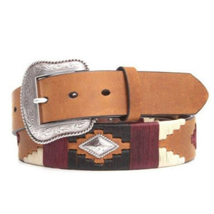 ARIAT MENS MULTI TONE SOUTHWESTERN BELT