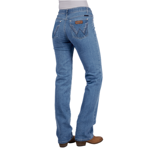 WRANGLER WOMENS CHARA JEANS - WILLOW 34 LEG
