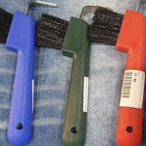 Academy Plastic Hoof Pick with Brush
