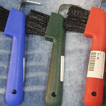 Academy Plastic Hoof Pick with Brush