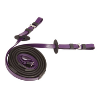 Load image into Gallery viewer, Rubber Grip Reins With Buckle
