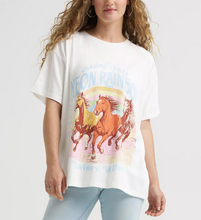 Load image into Gallery viewer, Lainey Wilson X Wrangler WomensNeon Rainbow Girlfriend Tee
