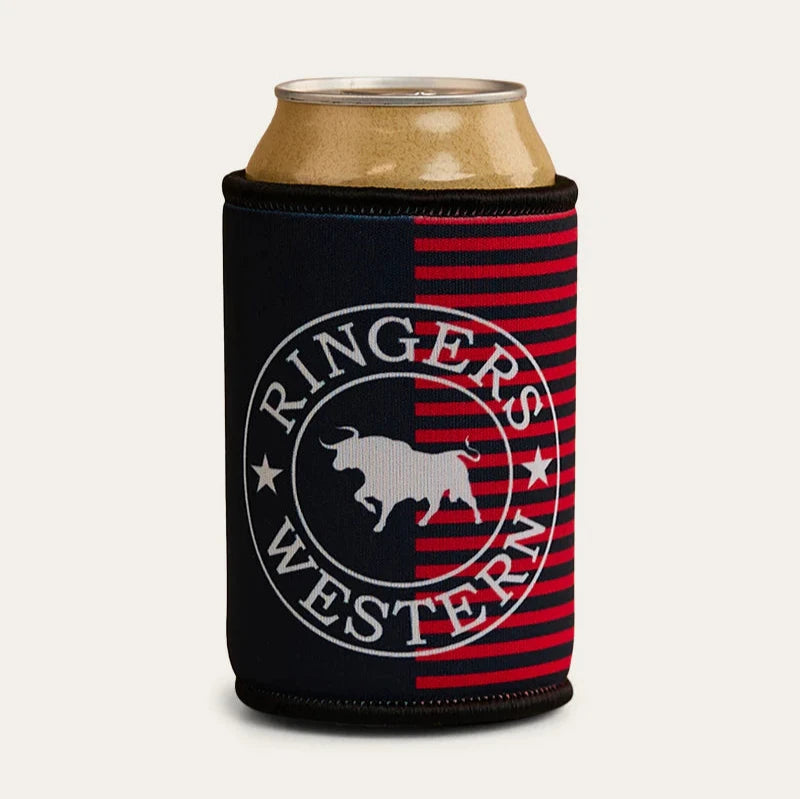 RINGERS WESTERN SIGNATURE BULL FLAG STUBBY COOLER