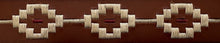 Load image into Gallery viewer, Pilbara Western Rodeo Buckle Navajo Leather Belt
