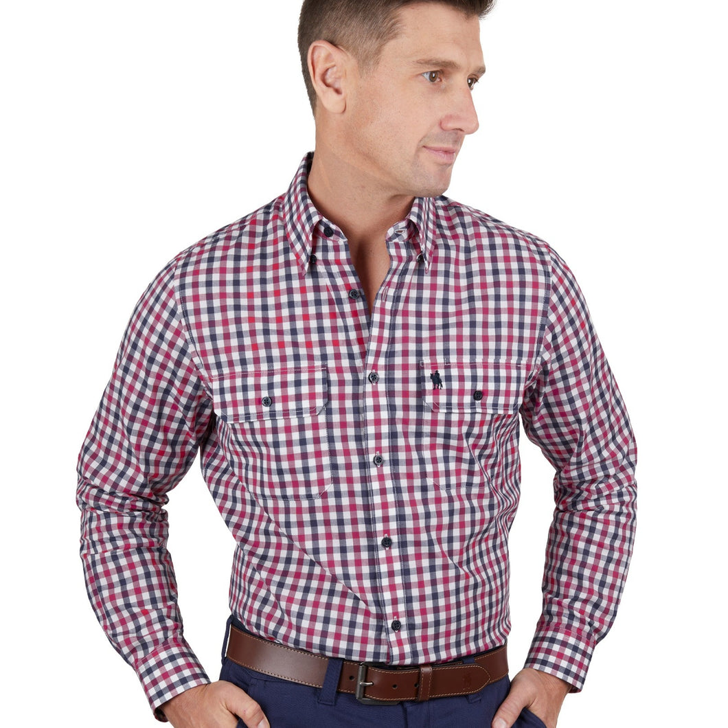 THOMAS COOK MENS KYLE 2 POCKET LONG SLEEVE SHIRT