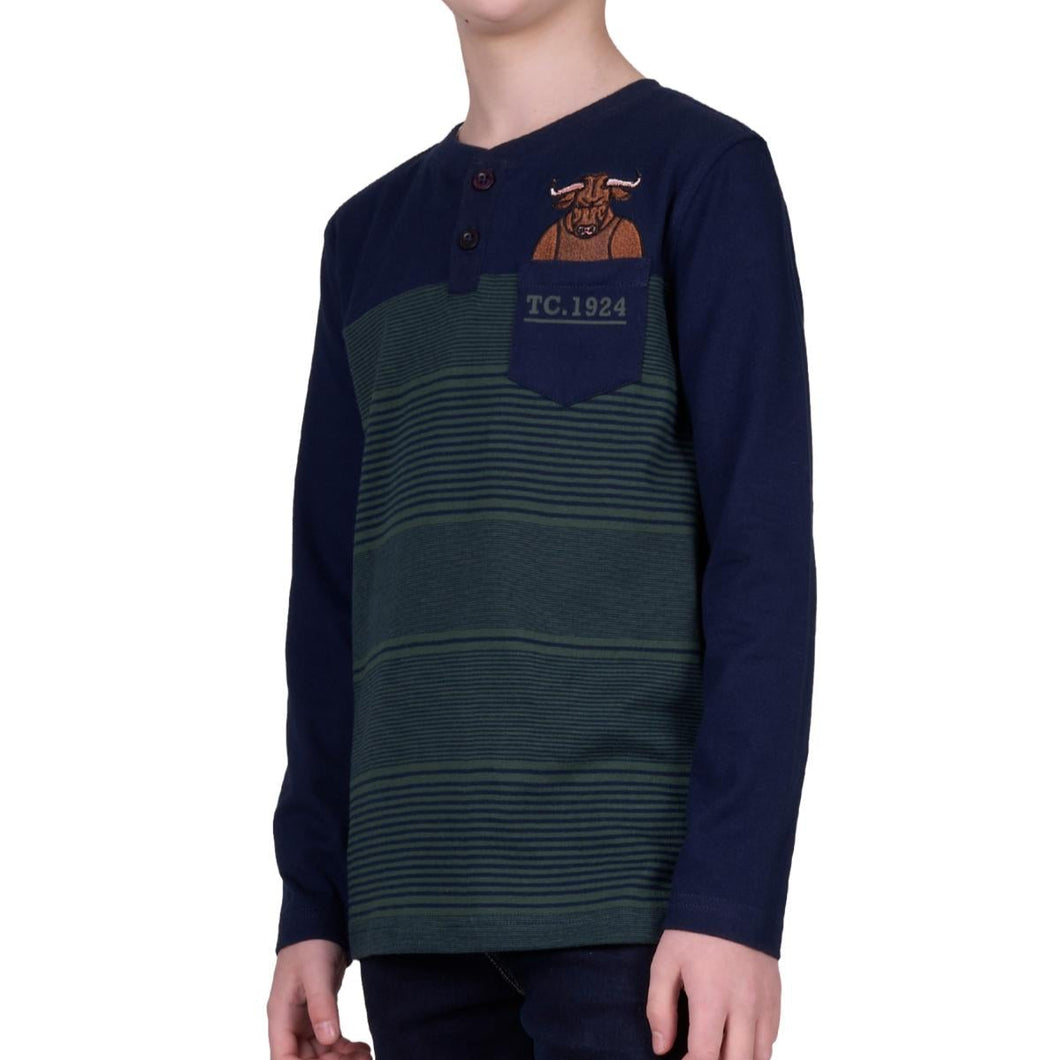 Thomas Cook Boys Benny Henley Long Sleeve Tee