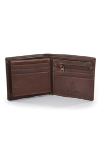 THOMAS COOK MENS LEATHER EDGED WALLET