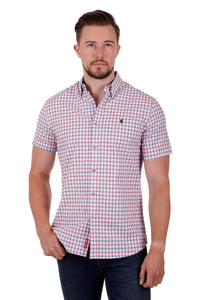 THOMAS COOK MENS NELSON TAILORED SHORT SLEEVE SHIRT