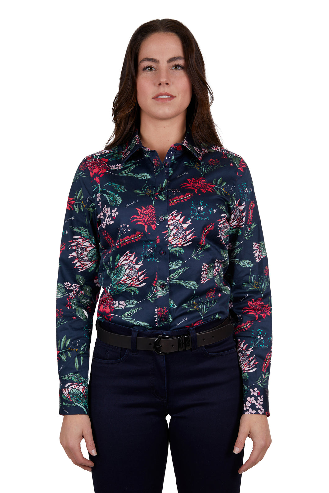 THOMAS COOK WOMENS FLORA LONG SLEEVE SHIRT