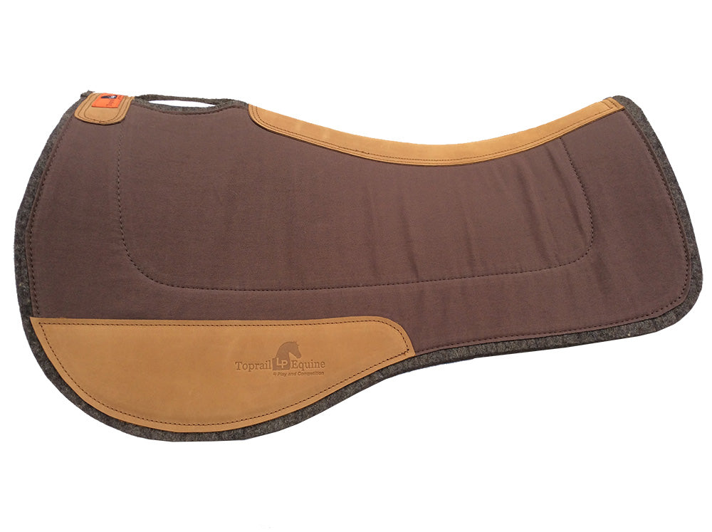 TOPRAIL EQUINE CONTOURED WOOL FELT PAD