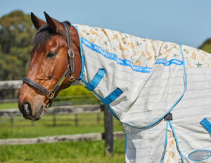 WEATHERBEETA COTTON SUMMER SHEET COMBO RUG WITH WITHER RELIEF PAD