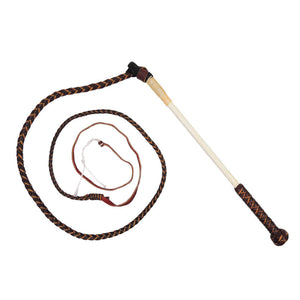 5FT REDHIDE STOCK WHIP - 4 PLAIT