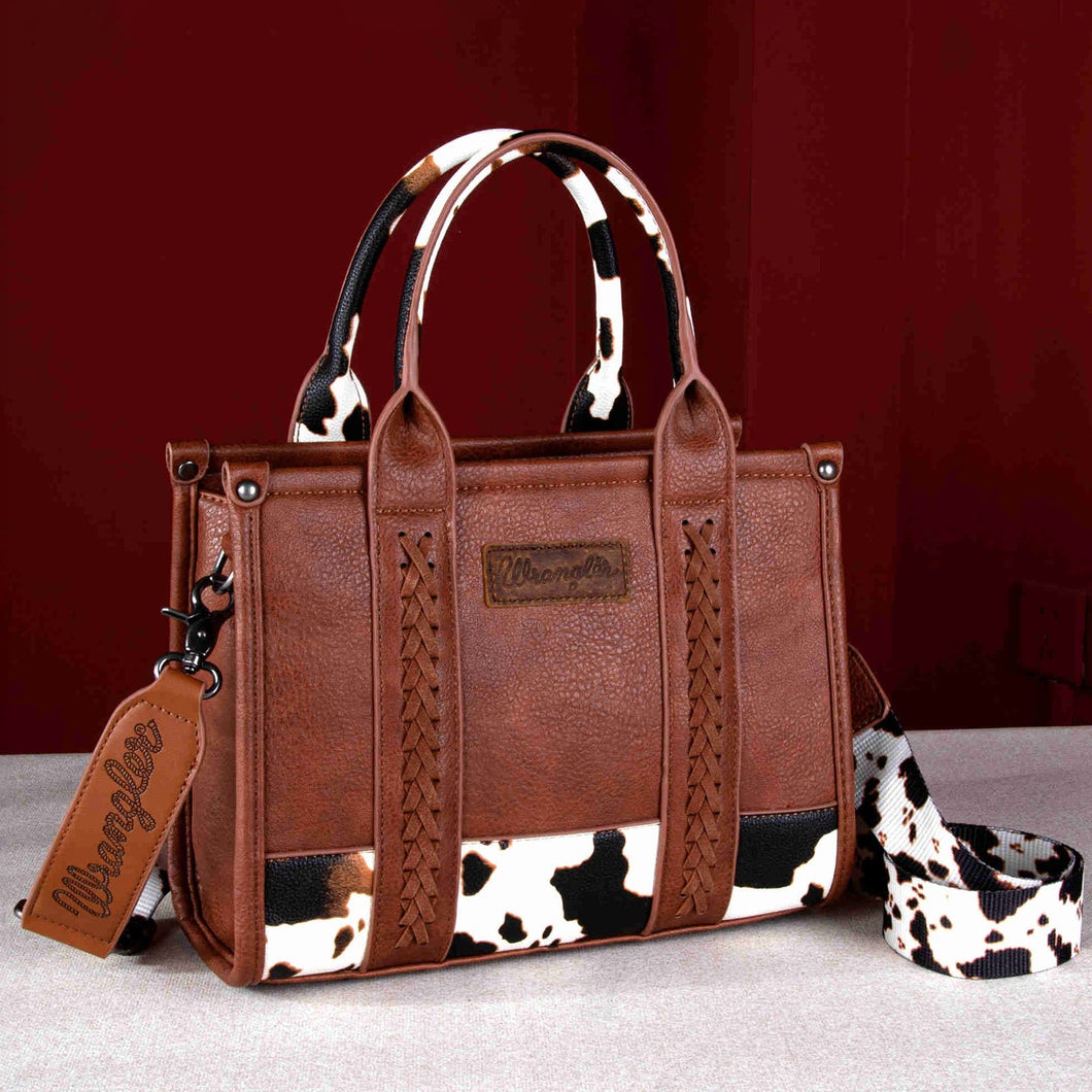 Wrangler Cow Print Crossbody Bag