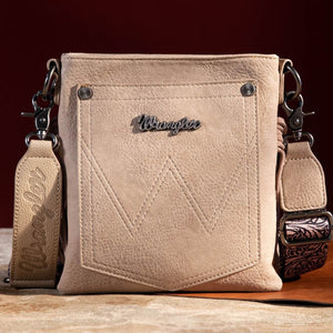 WRANGLER FLORAL EMBOSSED CROSSBODY BAG