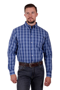 Wrangler Mens Grange Long Sleeve Shirt