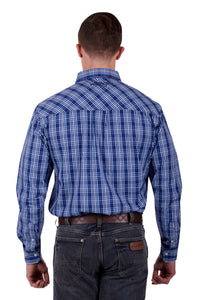 Wrangler Mens Grange Long Sleeve Shirt