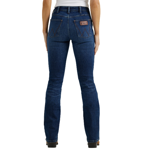 WRANGLER WOMENS HI RISE BOOT CUT JEANS