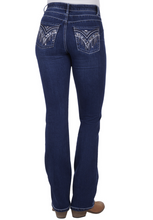 Load image into Gallery viewer, WRANGLER WOMENS WINDSONG JEAN Q-BABY BOOTY UP 34 LEG
