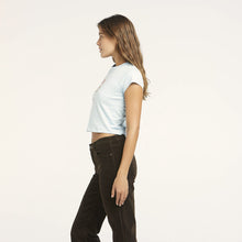 Load image into Gallery viewer, Wrangler Womens Double Rainbouu Baby Tee
