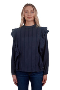 Wrangler Womens Vannessa Long Sleeve Blouse