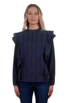 Wrangler Womens Vannessa Long Sleeve Blouse