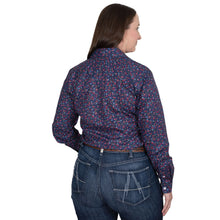 Load image into Gallery viewer, Just Country Womens Georgie Half Button Print Workshirt
